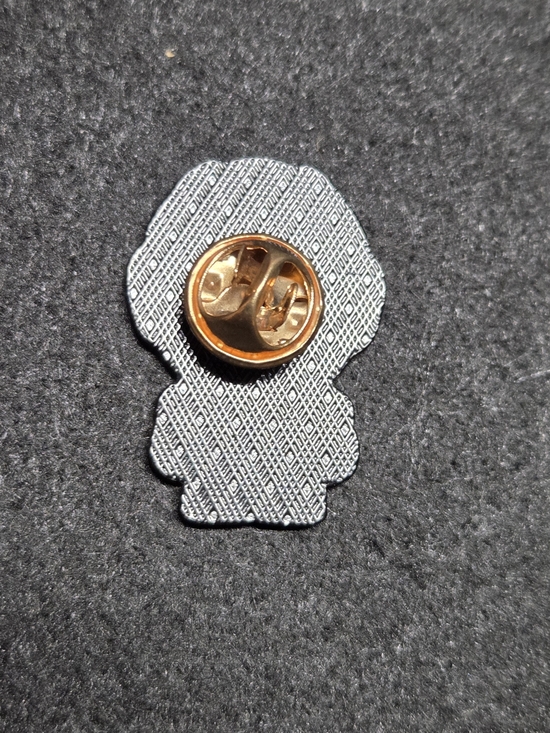 **Red and Yellow Enamel Superhero Pin** - Picture 2 of 2